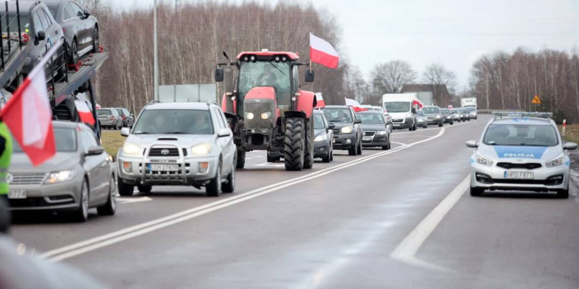 Na polskiej granicy odbywają się demonstracje przeciwko eksportowi ukraińskiego zboża – Respublika.lt